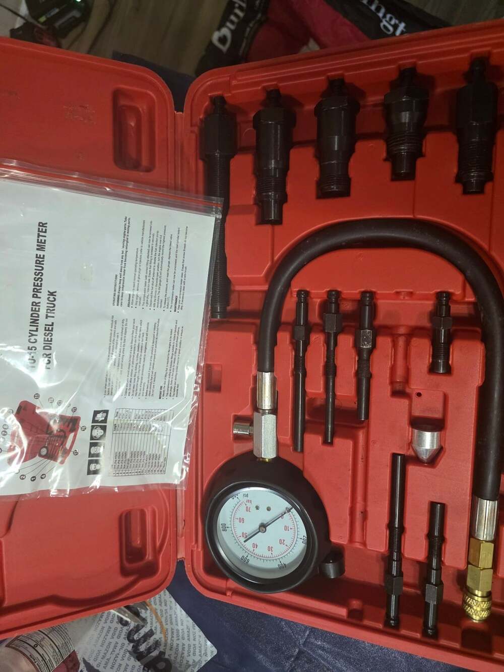 8milelake Tu-15 Cylinder Pressure Meter For Diesel Truck
